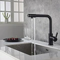 Смеситель для кухни Timo Hette 1026/03F черный