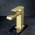 Смеситель для раковины Boheme Qubic 471-MG matt gold