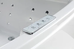 Акриловая ванна Orans 170x120 с гидромассажем OLS-BT-65100 R белая глянцевая