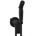 Гигиенический душ Cersanit Brasko Black A64103 со смесителем, черный матовый