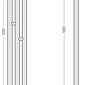Полотенцесушитель электрический Сунержа Терция 3.0 L 00-5844-1211 120х10.6 см, хром