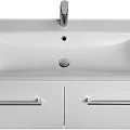 Тумба с раковиной Aquaton Мадрид 100 с 2 ящиками, белая