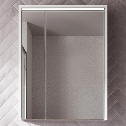 Зеркало-шкаф STWORKI Хельсинки 65 1A231902HI010 с подсветкой, белый