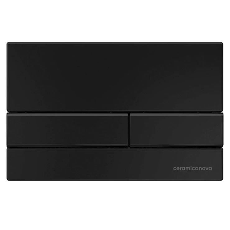Система инсталляции для унитазов Ceramica Nova Envision Flat CN1002B с кнопкой черная матовая