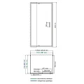 Душевой уголок Wasserkraft Berkel 120x80см 48P25 профиль хром, стекло прозрачное