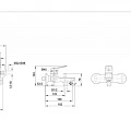 Смеситель для ванны с душем Bravat Rhein F6429564CP-01-ENG хром