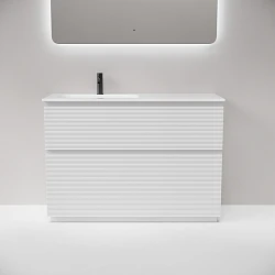 Тумба под раковину Sancos Folk Floor 120 FL120FLW левая, напольная Bianco