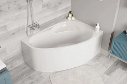 Акриловая ванна Vagnerplast Flora 150x100 VPBA151FLA3PX-04 правая, белая глянцевая