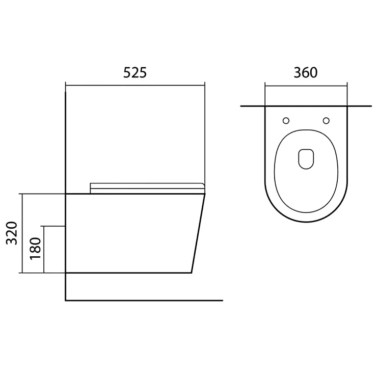 Комплект унитаз Set Aquatek Вега AQ1905-00+инсталляция Aquatek 50 INS-0000012 с кнопкой черной 5в1