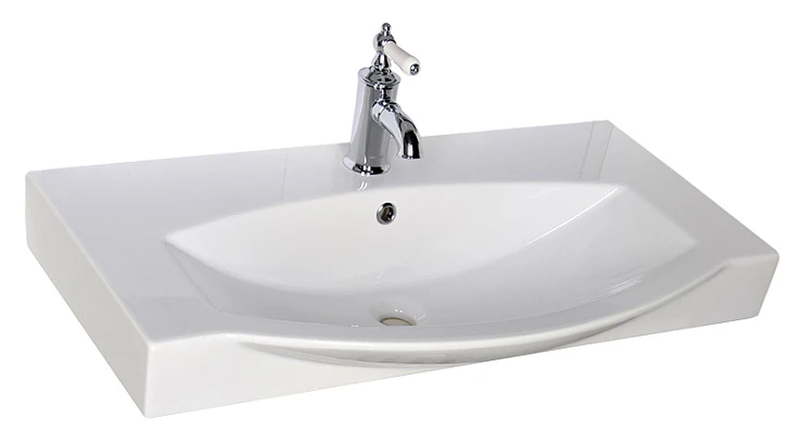Раковина встариваемая Sanovit plazma 85см 182329 белая