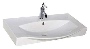 Раковина встариваемая Sanovit plazma 85см 182329 белая