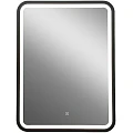 Зеркало ART&MAX Genova AM-Gen-600-800-DS-F с подсветкой, черный 