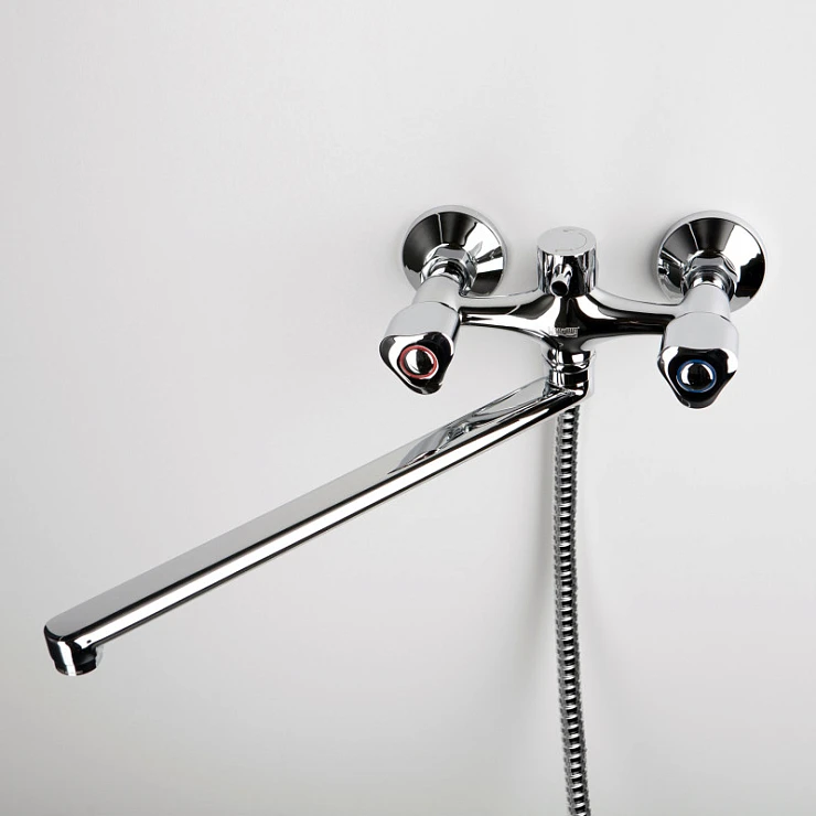 Смеситель для ванны с душем Wasserkraft Amper 2902L хром