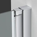 Душевая дверь в нишу Vincea Alpha 95см VDP-3AL950MT профиль хром, стекло текстурное