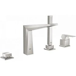 Смеситель на борт ванны Grohe Allure Brilliant 19787DC1 супер сталь