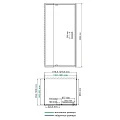 Душевой уголок Wasserkraft Berkel 120x100см 48P26 профиль хром, стекло прозрачное