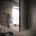 Зеркальный шкаф для ванной комнаты  SANCOS Hilton 1000x148х740 мм, с LED подсветкой, арт.Z1000