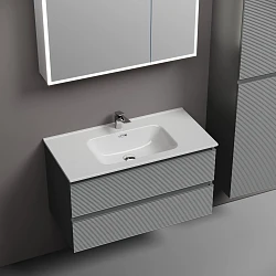 Тумба под раковину Sancos Folk 90 FL90ES светло серая