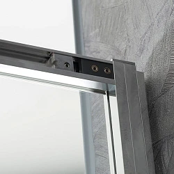 Душевая дверь в нишу Vincea Slim-U 120см VDS-2SU120CL профиль хром, стекло прозрачное