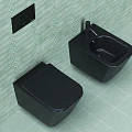 Унитаз подвесной Ceramica Nova Metric CN3007MB черный матовый