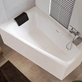 Акриловая ванна Riho Still Smart 170x110 Plug & Play B102008005 левая, белая глянцевая