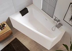 Акриловая ванна Riho Still Smart 170x110 Plug & Play B102008005 левая, белая глянцевая
