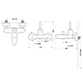 Смеситель для ванны с душем Bravat Spring F679113C-01 хром