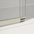 Шторка на ванну Vincea 100x145см VSB-1E100CL профиль хром, стекло прозрачное