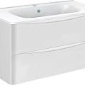 Тумба с раковиной Vincea Paola 100 белая глянцевая