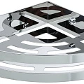 Полка Fixsen Hotel FX-31003A угловая, хром