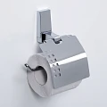 Держатель туалетной бумаги Wasserkraft Lopau K-6025 с крышкой, хром