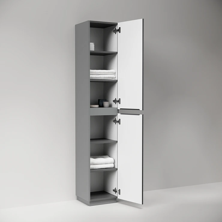 Шкаф-пенал Sancos Folk Floor 35 PFL35FGS напольный, Grey soft
