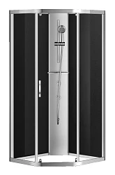 Душевая кабина Azario Denver 90х90см AZ-N10806 900 профиль хром, стекло прозрачное