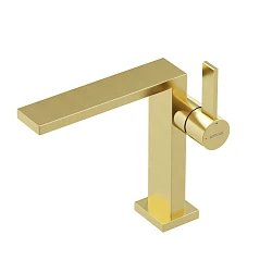 Смеситель для раковины Sancos Linn SC9019BG брашированное золото