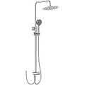 Душевая стойка BelBagno Ancona ANCONA-DOC2FD-CRM хром