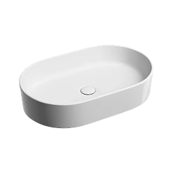 Раковина накладная Ceramica nova Element 600*380*122мм CN6048 белая глянцевая