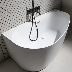 Акриловая ванна Allen Brau Priority 5 В 160x78 2.31005.21B белая матовая