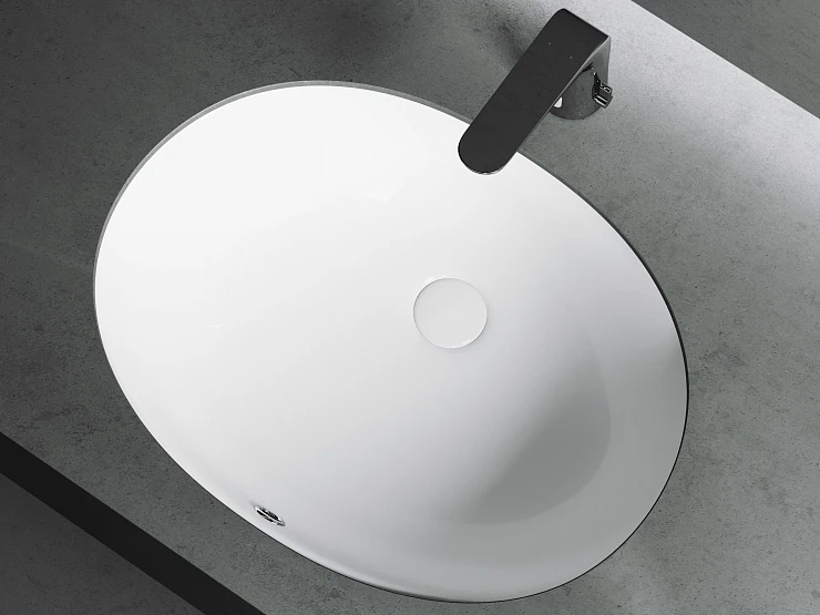 Раковина встраиваемая под столешницу Ceramica Nova Element 56см CN6043 белая
