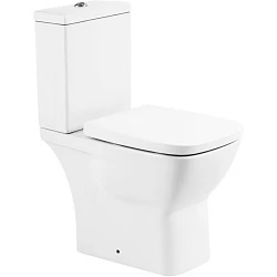 Унитаз-компакт BelBagno Lago BB128CP с бачком BB128T и крышкой-сиденьем BB128S