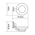 Мыльница Wasserkraft Oder K-3029 хром