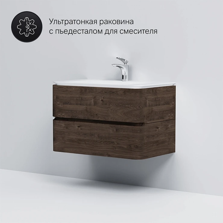Тумба под раковину AM.PM Sensation 80 M30FHX0802TF табачный дуб