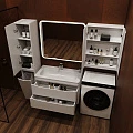Тумба с раковиной Style Line Бергамо мини 90 антискрейч белый матовый