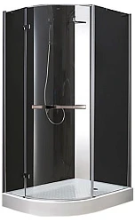 Душевой уголок Cezares Bergamo 120x100см BERGAMO-W-RH-1-120/100-ARCO-C-Cr-L-IV хром, стекло прозрачн