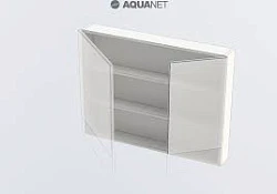 Зеркало-шкаф Aquanet Верона 90 Белый