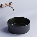 Раковина накладная Ceramica Nova Element CN6032MB черная матовая