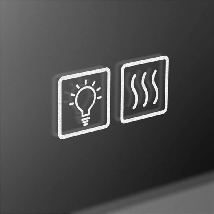Зеркало BelBagno 70 SPC-GRT-700-800-LED-TCH-WARM с подсветкой и подогревом