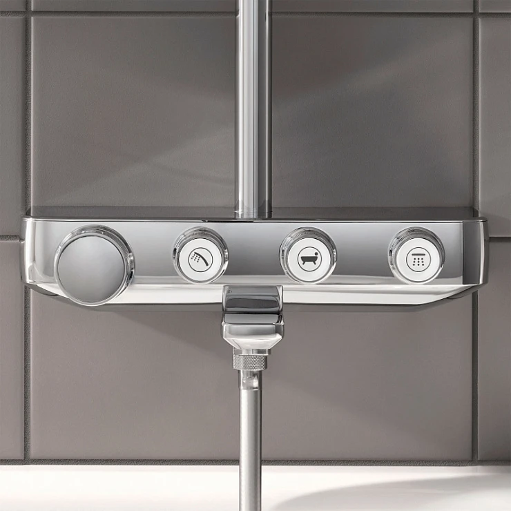 Душевая стойка Grohe Euphoria SmartControl 260 Mono с термостатом 26510000 хром