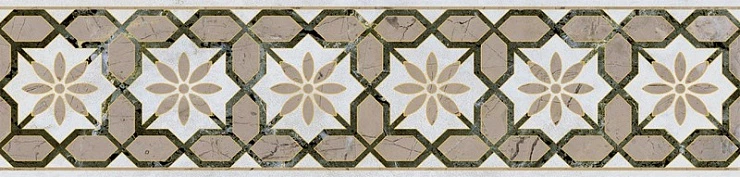 Бордюр Серенада 5 глянцевый обрезной 30x7,2x0,9, 1, шт