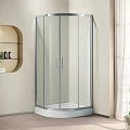 Душевой уголок Cezares Porta 100x100см PORTA-D-R-2-100-C-Cr профиль хром, стекло прозрачное