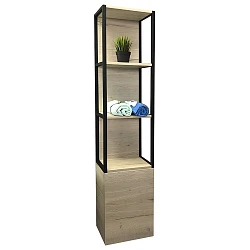 Шкаф-пенал Comforty Мальме 35см 00-00000825CF дуб дымчатый
